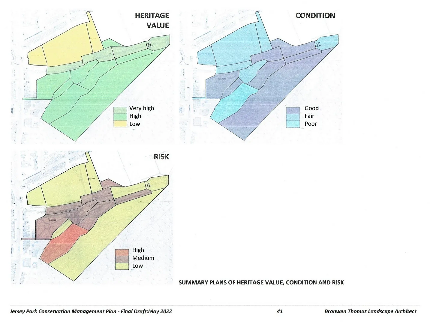 Conservation Management Plans for Talbot Memorial Park, Port Talbot and Jersey Park, Briton Ferry