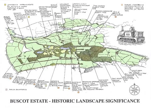  Buscot and Coleshill Estate, Wilts/Oxon/Glos, Illustrations for Visitor Interpretation