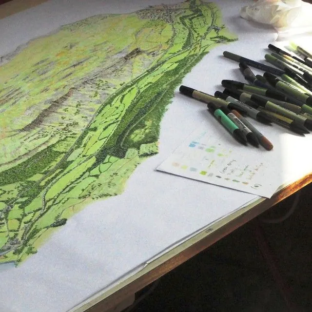 Illustrations for Various Interpretation Applications, Taf Fechan & Taf Fawr Valleys, Merthyr Tydfil