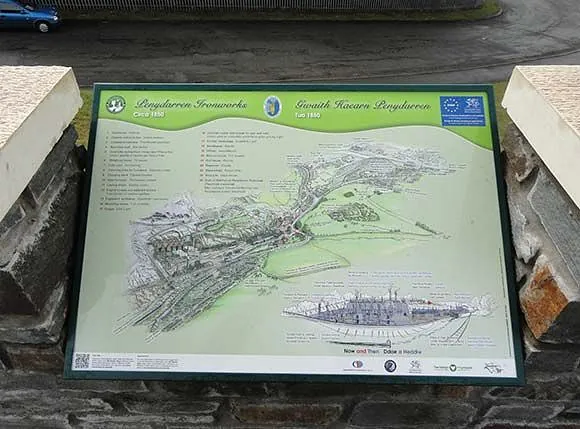 Penydarren Ironworks Interpretation Panels, Merthyr Tydfil